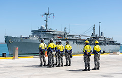 USS Emory S. Land, HMAS Coonawarra Darwin Australia
